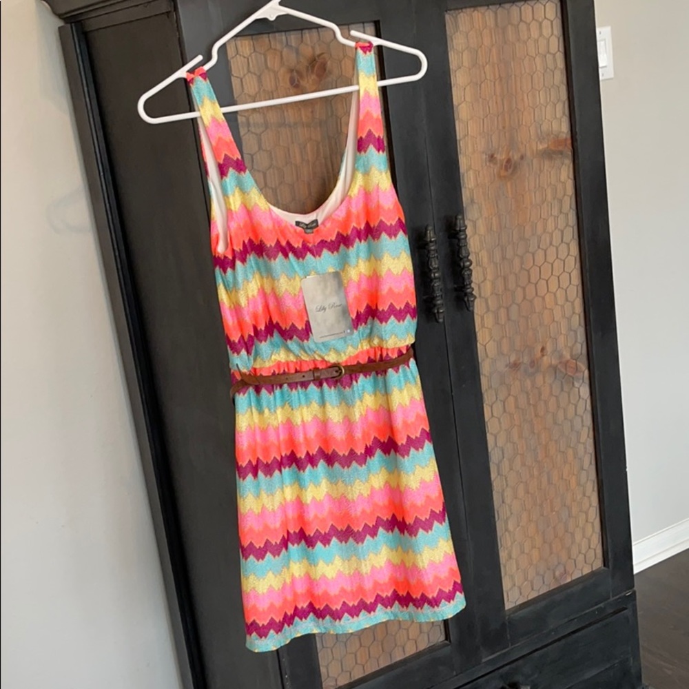 Chevron dress NWT